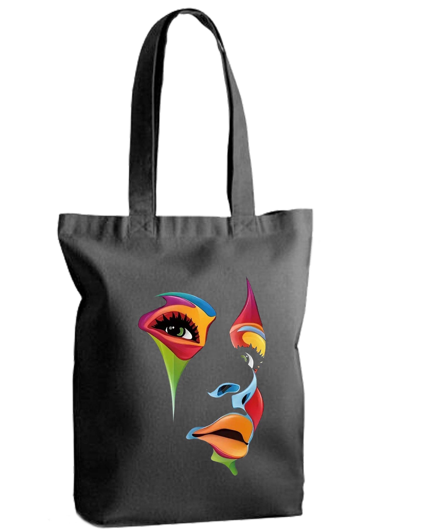 Potisk na taške Silueta tváří v malování