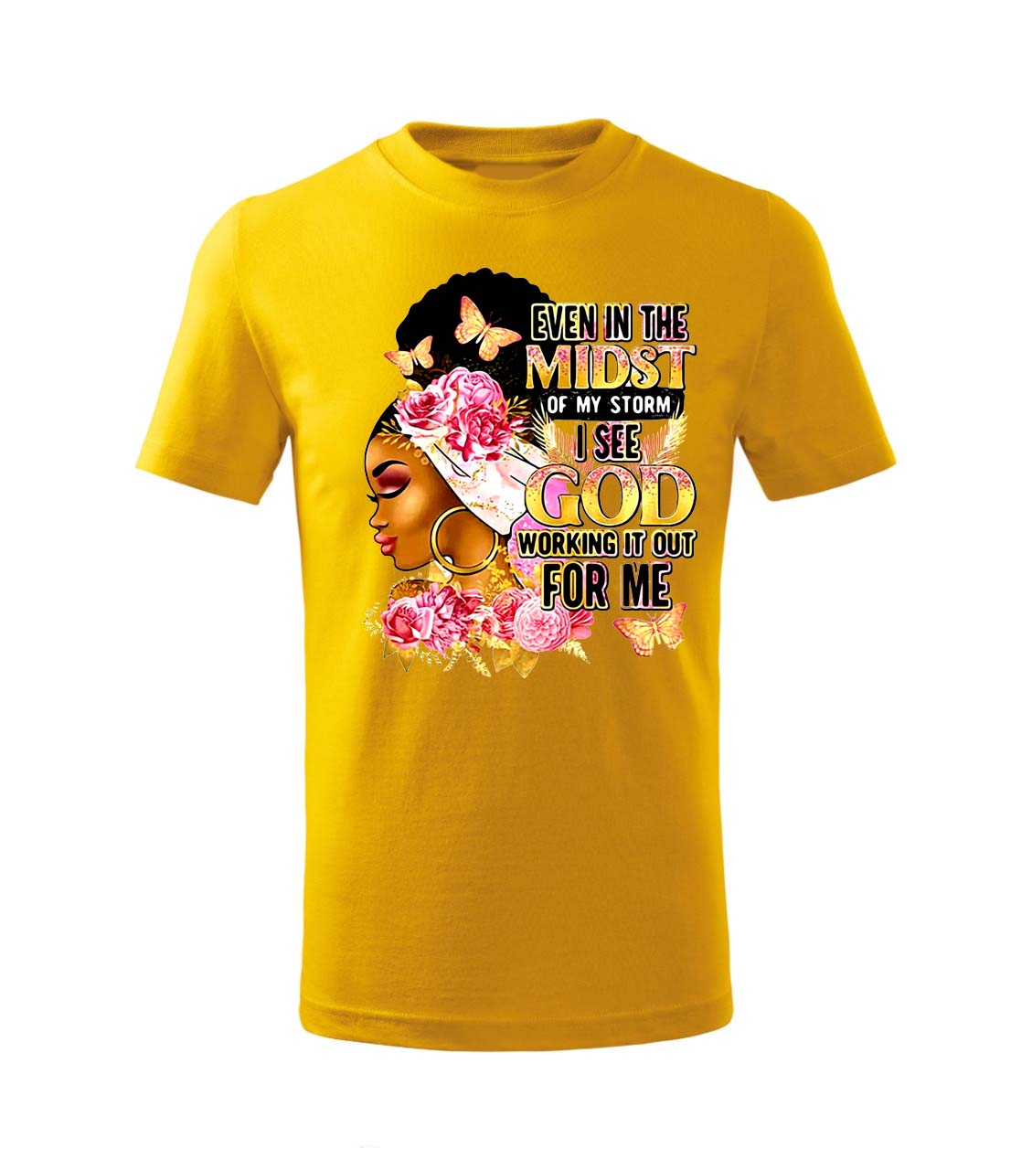 Dětská trička Basic - Even in the midst of my storm see God working it out for me