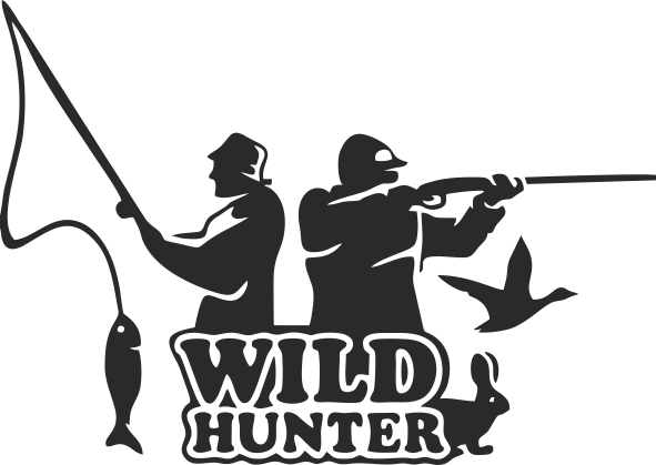 Nálepka na auto WILD HUNTER