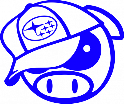 Nálepka na auto JDM Prase SUBARU