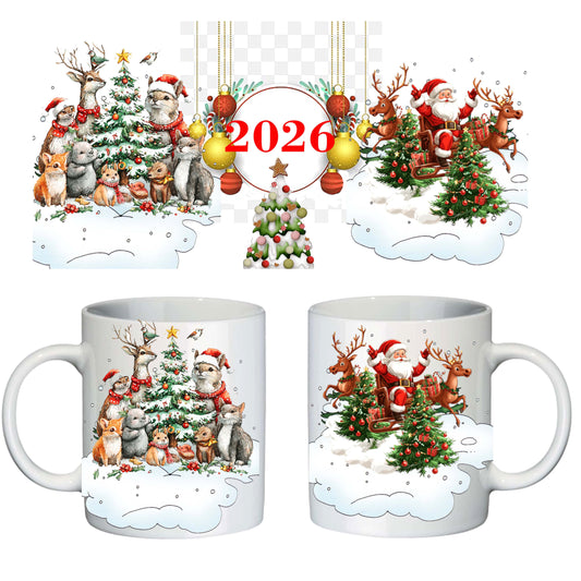 Bílý hrnek - #5 Šťastný nový rok