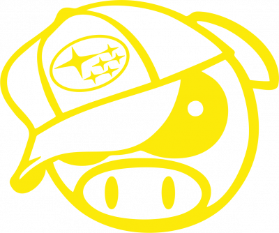 Nálepka na auto JDM Prase SUBARU