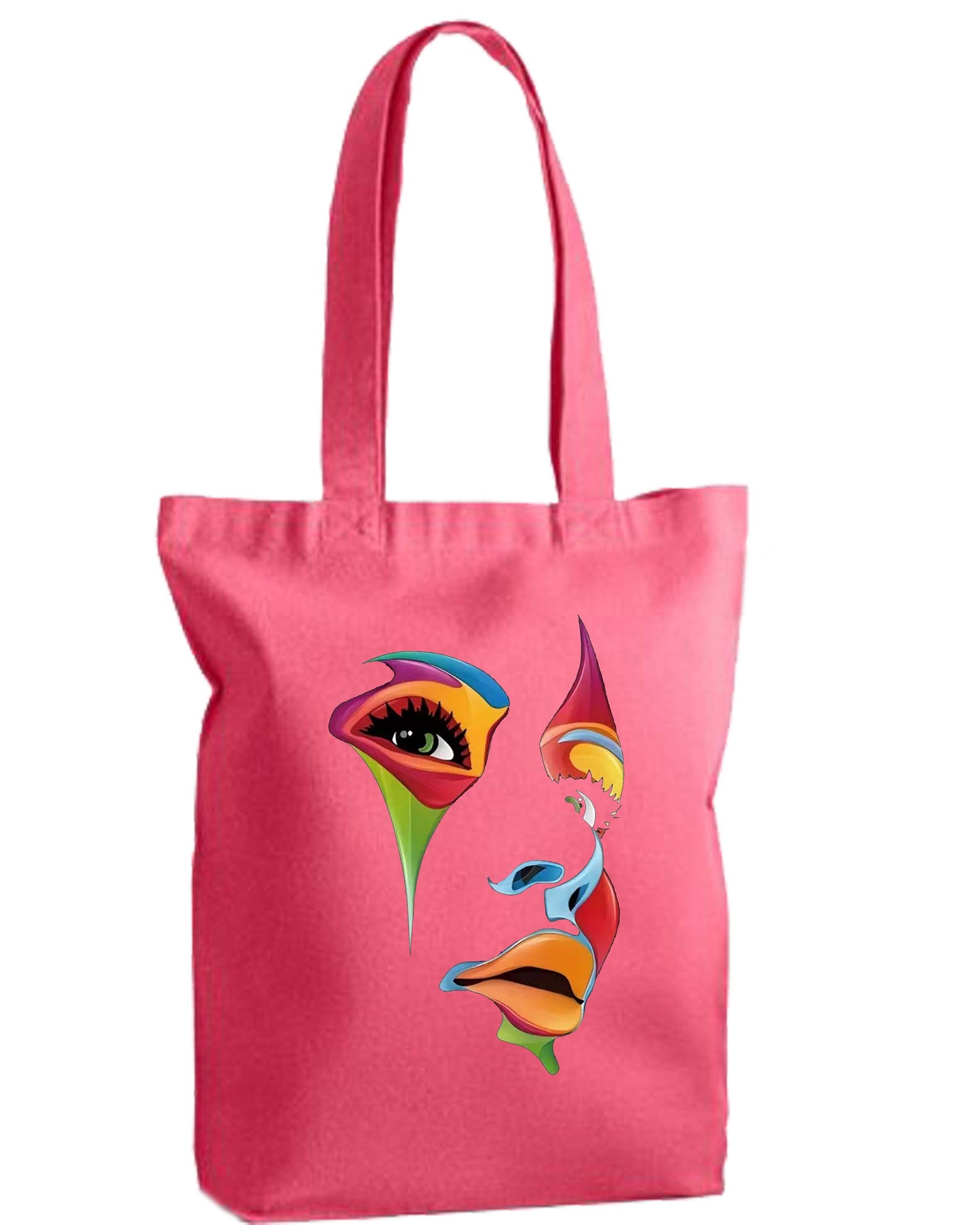 Potisk na taške Silueta tváří v malování