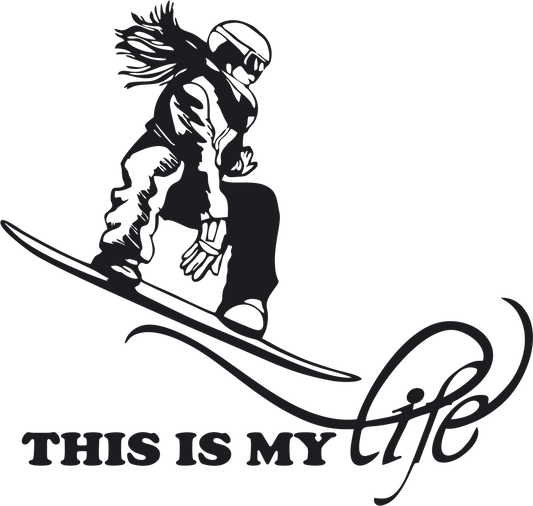 Nálepka na auto This is my life