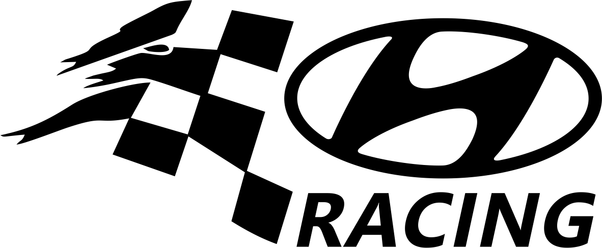 Nálepka na auto HYUNDAY Racing