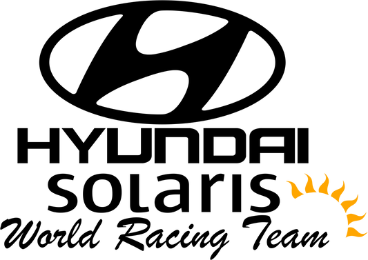 Nálepka na auto HYUNDAY Solaris World Racing 7eam