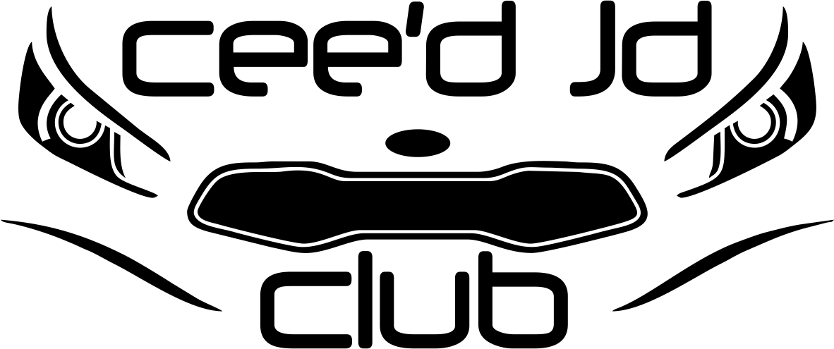 Nálepka na auto Cee'd JD club