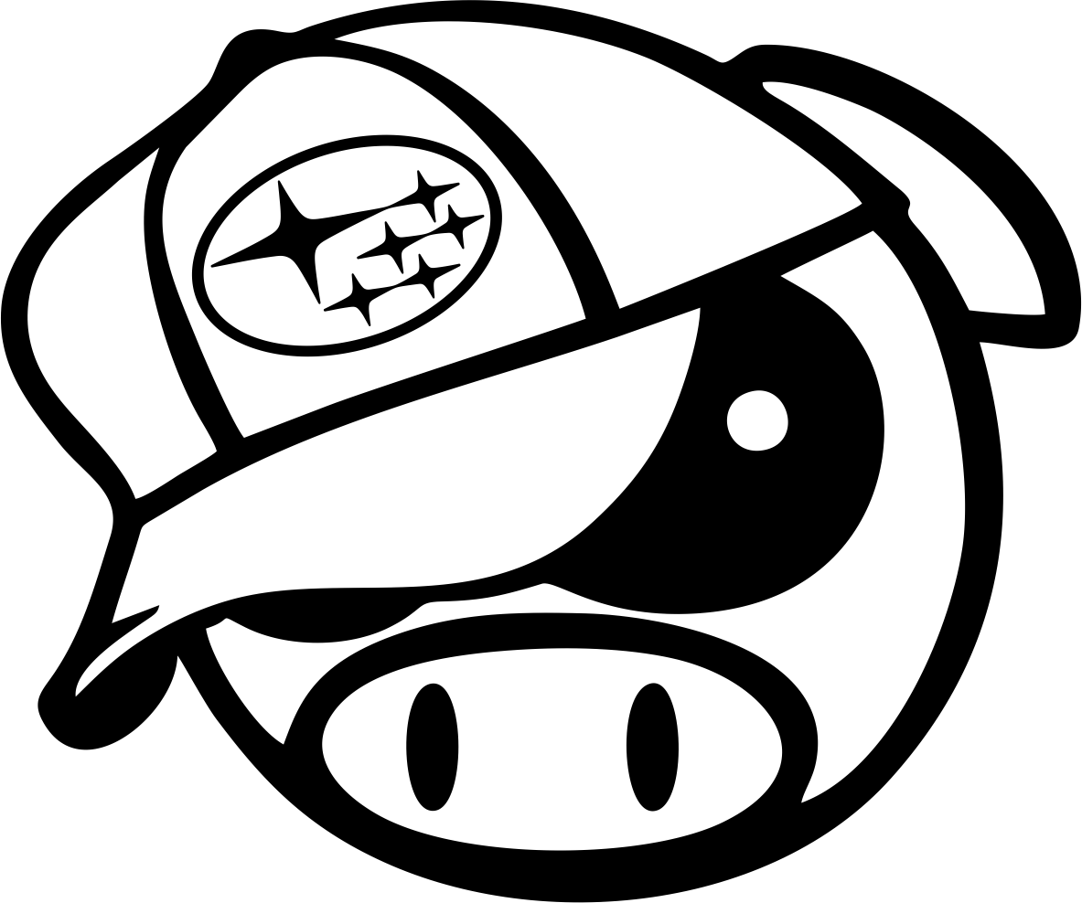 Nálepka na auto JDM Prase SUBARU