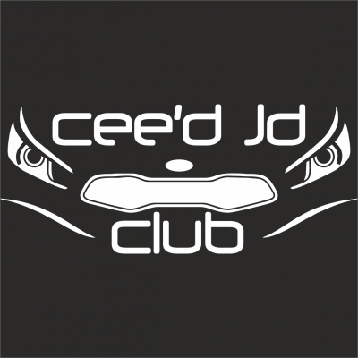 Nálepka na auto Cee'd JD club