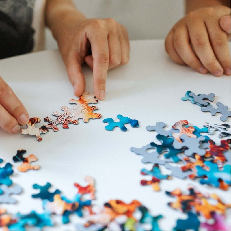 Potisk karikatur a obrázků na puzzle pro děti