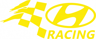 Nálepka na auto HYUNDAY Racing